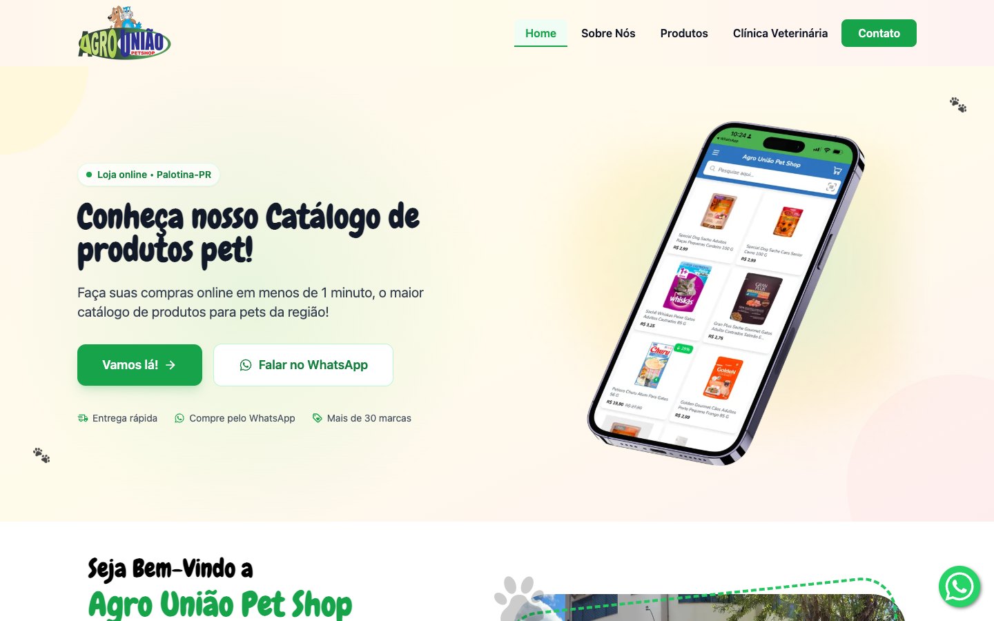 Agro União — Pet