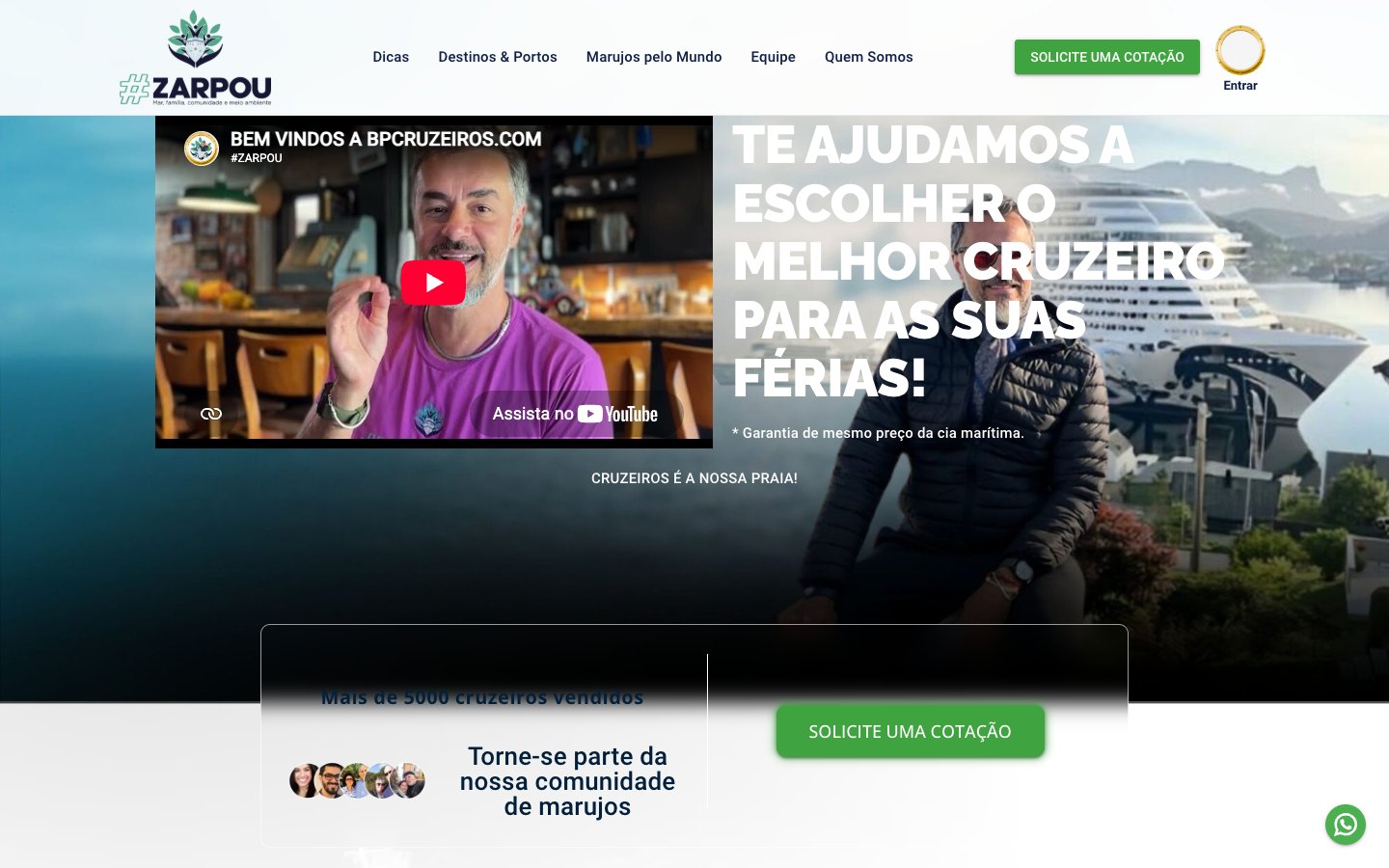 BP Cruzeiros — Turismo